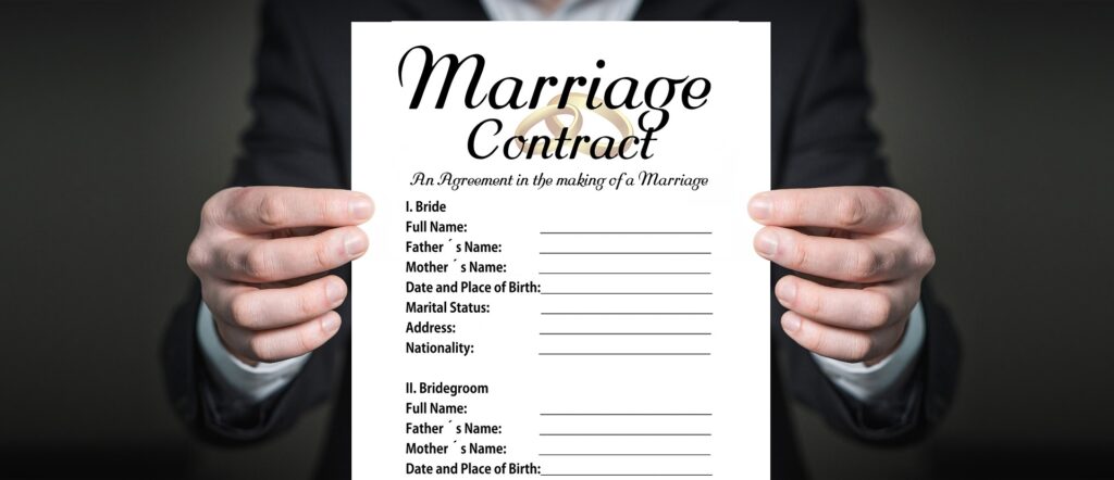 marriage certificate 