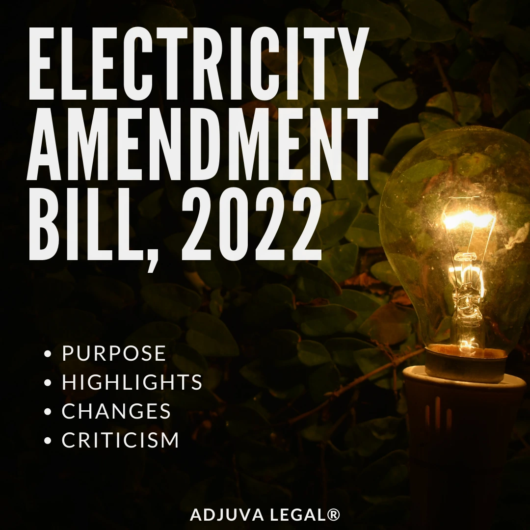 General Notion Of Electricity Amendment Bill, 2022