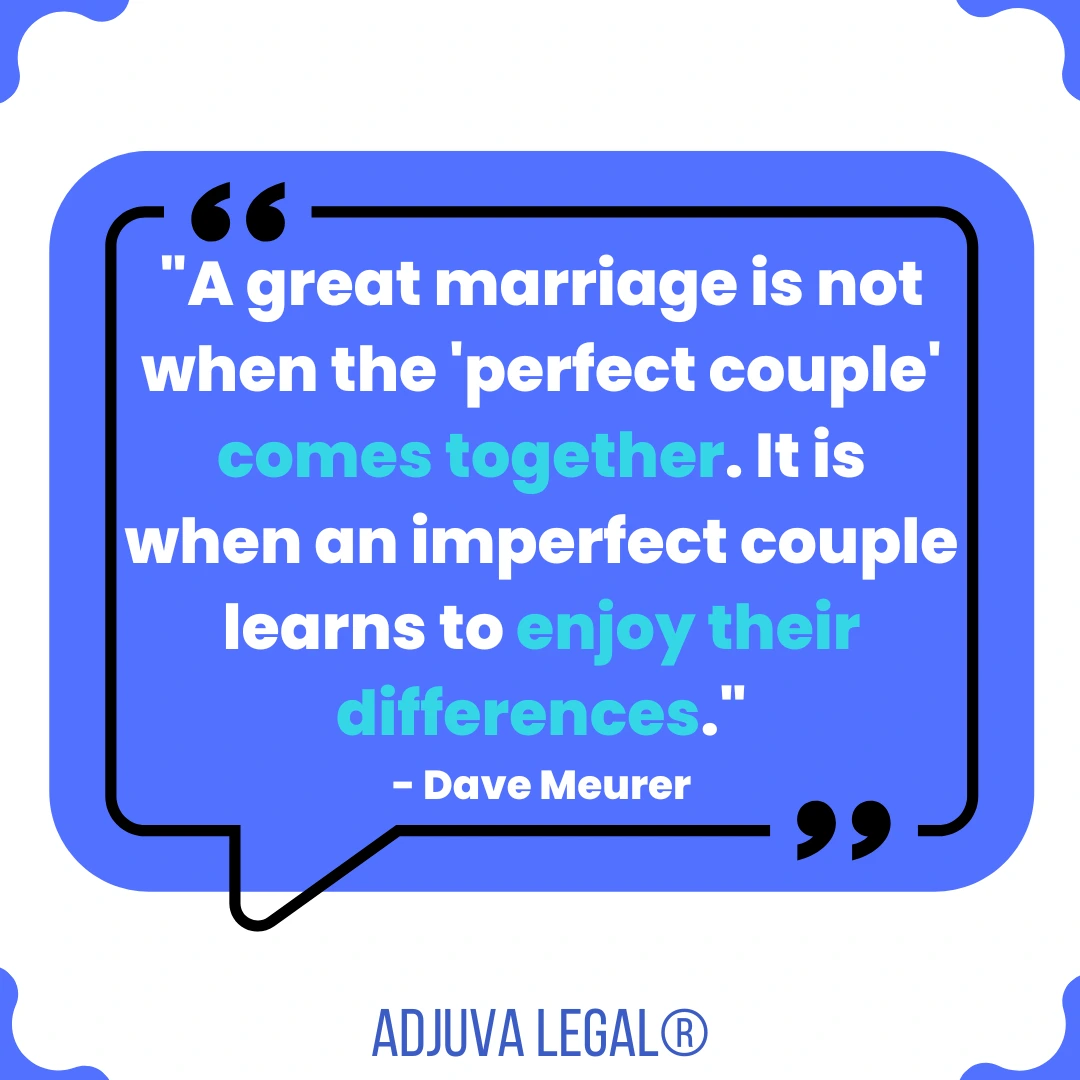 a quotation on love marriage with white background