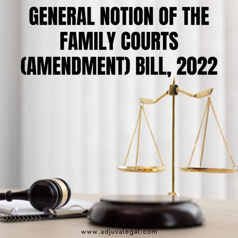 title of family courts amendment article in India