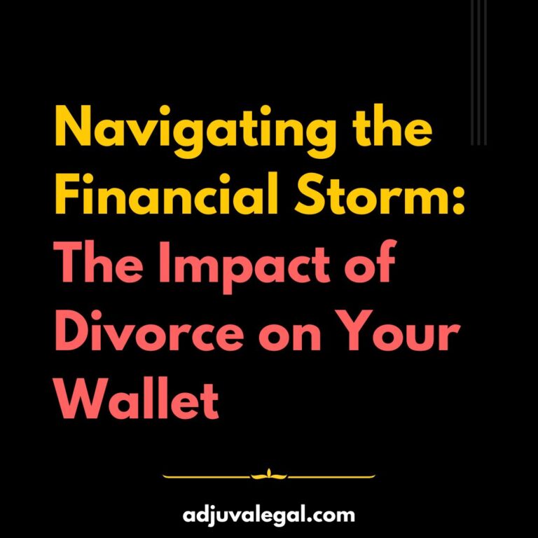 "Financial graphs and family photo depicting the financial and emotional impact of divorce"