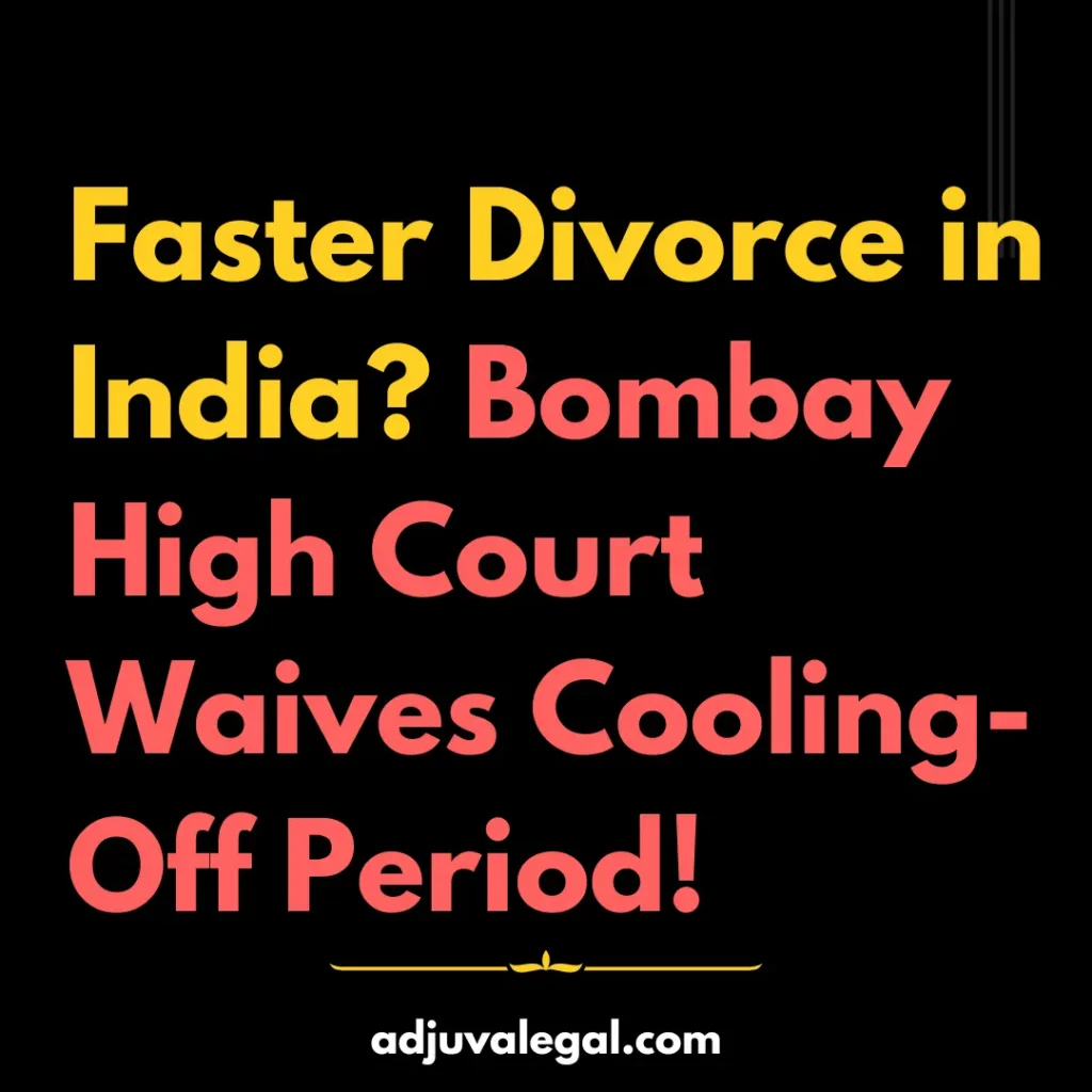 Divorce Just Got Less Dragging in India! 🤯 Okay, so splitting up is never fun, but sometimes it's like, "We're done, let's move on!" And the Bombay High Court just heard our collective plea! 🙏