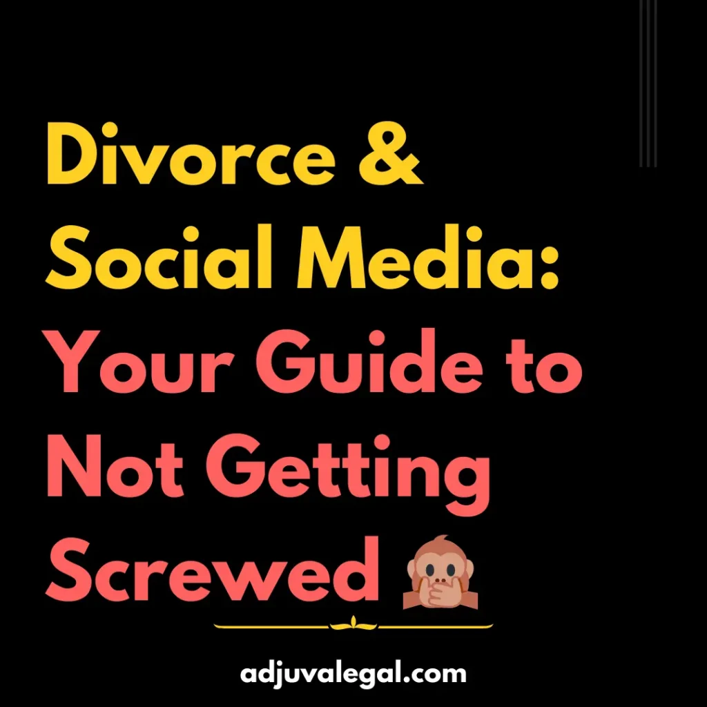 Divorce & Social Media: Don't Let Your Posts Haunt You! 👻 Don't freak out though! Adjuva Legal is here to give you the tea on how to keep your privacy on lock and handle the whole social media thing like a pro while dealing with divorce in India.