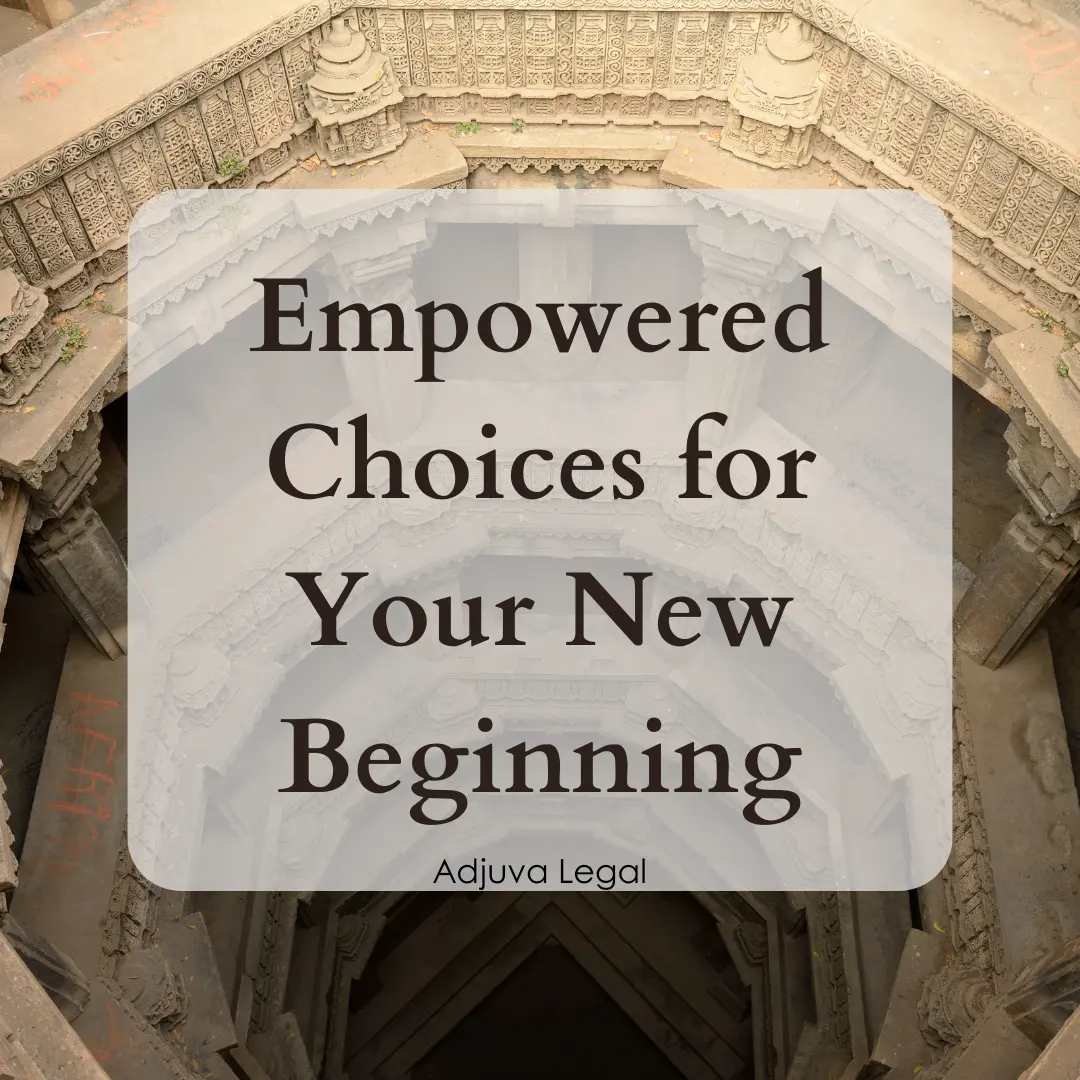 Empowered Choices for Your New Beginning written on in image of Bai Harir Vav Ahmedabad