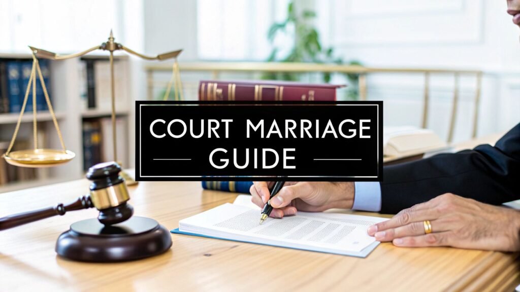 What is the Process of Court Marriage? A Complete Guide So, you’re thinking about a court marriage. It’s a straightforward, legally sound way for two people to get married in India, governed by the Special Marriage Act, 1954. Unlike a traditional wedding, this is a civil ceremony that focuses purely on the legal union, without any religious rituals.